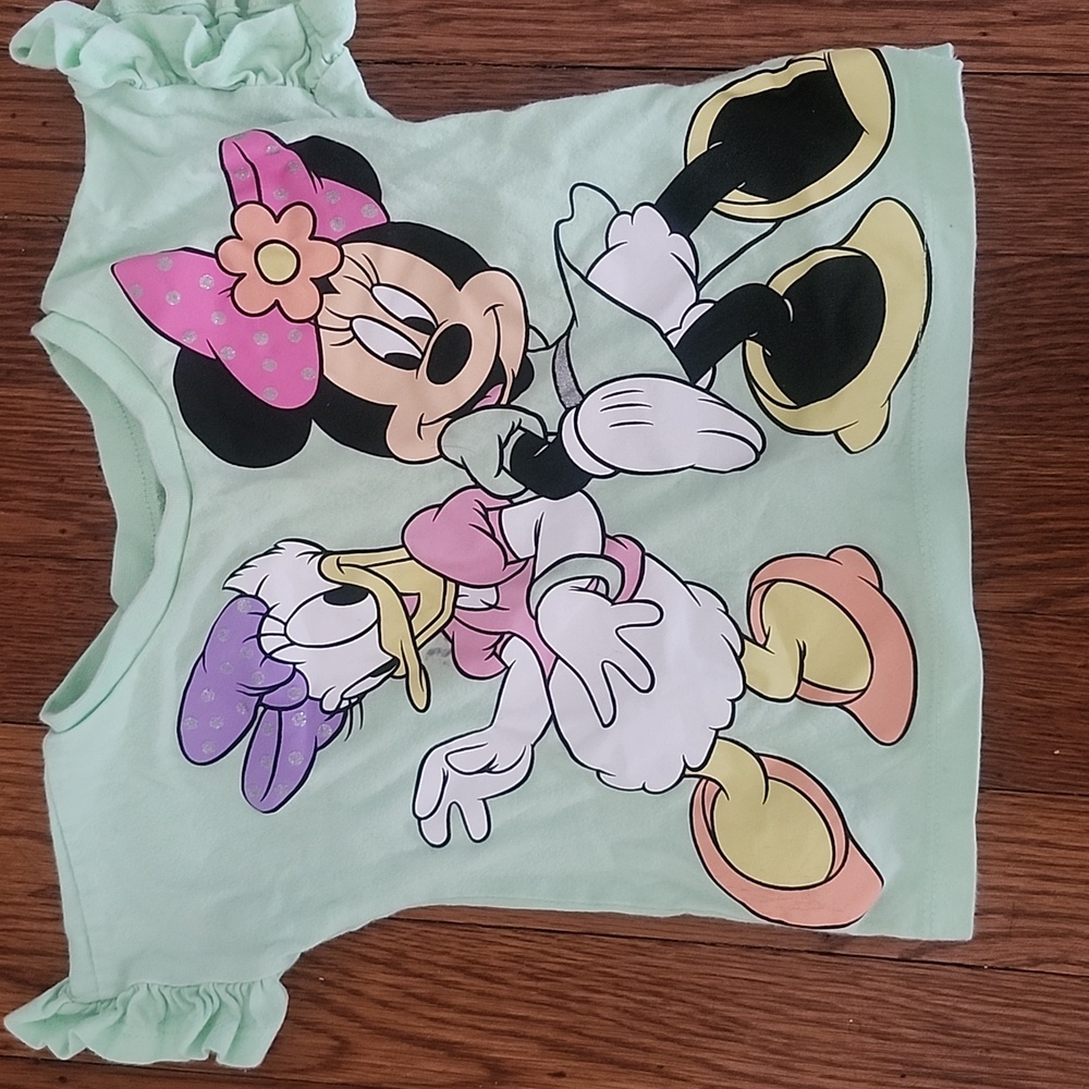 Disney Mickey & Friends Kids Joggers Set-Lavendar Color (Including Minnie Shirt) - Picture 4 of 6